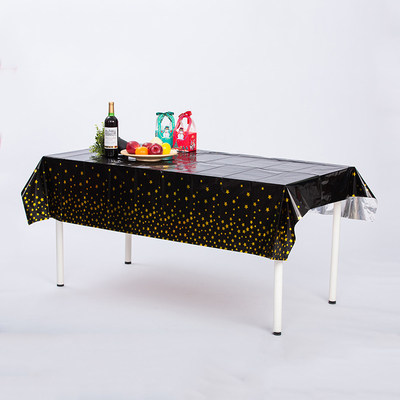 Indoor Outdoor Dining Cover Disposable Party Tablecloth Stylish Rectangle For Banquets And Parties Durable