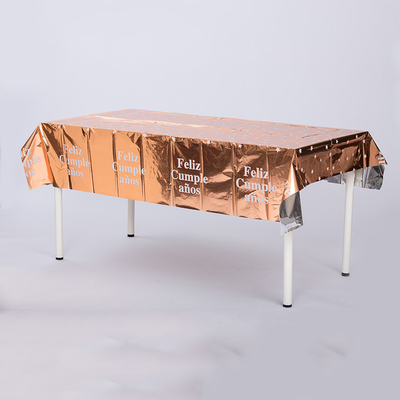 Elegant CPP Rectangle Table Cloth Disposable For Banquet Home Hotel Party And Wedding Events